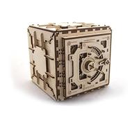 UGEARS Caja de Seguridad - Mecánico 3D Rompecabezas de Madera - Kit de Construcción Sin Pegamento