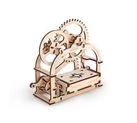 Ugears Caja Mecánica Mecánico 3D Rompecabezas de Madera Kit de Construcción Sin Pegamento para Niños y Adultos