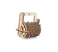 UGEARS Candado de Combinaciones - Puzzle de Madera 3D -Cerradura de Combinación Kit de Construcción