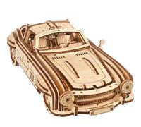 UGEARS Maqueta de coche 3D Cupé deportivo con puertas de ala de gaviota 1:24, 262 piezas para adultos