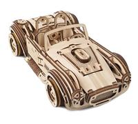 UGEARS Drift Cobra Racing Car 3D Puzzle - Regalo del día del Padre Vintage 3D Puzzles Modelo Kit de Coche con Potente Motor de Resorte Kits de Modelo de Coche para Adultos para Construir Rompecabezas