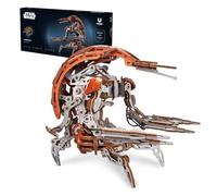 UGEARS Droideka Rompecabezas 3D - Kits de Modelos de Madera para Adultos para Construir - Maqueta de Rompecabezas 3D de Madera para Adultos