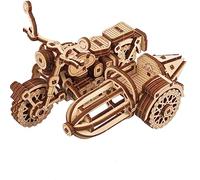 Ugears Hagrid's Flying Motorbike™ - Maqueta mecánica de moto voladora en relieve, de madera, kit para montar, colección Harry Potter™