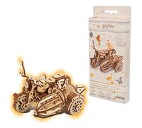 Ugears Hagrid's Flying Motorbike™ - Maqueta mecánica de moto voladora en relieve, de madera, kit para montar, colección Harry Potter™