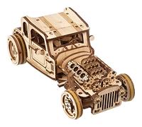UGEARS Hot Rod El Ratón Furioso - Maquetas de Coches para Montar - Kits de Coche Puzzle 3D Madera para Adultos - Set de Rompecabezas Adultos Ideal para Aficionados a Coches Clásicos