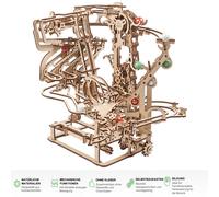 UGEARS Kettenbahn Circuito para Canicas Modelismo 3D Madera Puzzle Kit 70156