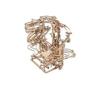 UGEARS Marble Run Chain Hoist de Madera - Puzzles Mecánicos 3D de Madera para Adultos, Kit de Modelo DIY para Adultos, Puzzles Únicos - Juego de Canicas 3D Regalos - 400 Piezas