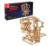 UGEARS Kit de modelo Marble Run Chain Hoist de madera – Puzzle mecánico 3D para adultos 400 piezas