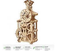 UGEARS Motores Reloj V-Motor V-Zylinder 3D Madera Construcción Puzzle Kit Modelo