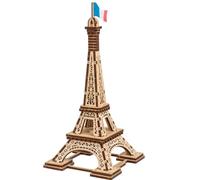 UGEARS Paris Tower 3D Puzzles para Adultos - Kits de construcción de Modelos Pasatiempos de Rompecabezas de Madera para Hombres - Rompecabezas 3D para Adultos - Kit de Modelo de Madera para Construir