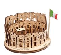 UGEARS Rome Colosseum 3D Puzzles para adultos - Kits de construcción de modelos Pasatiempos de rompecabezas de madera para hombres - Rompecabezas 3D para adultos Kit de modelo de madera para construir