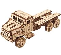 UGEARS - Rompecabezas 3D de camión Militar - Kit de Modelo de Madera para Adultos para Construir - Kit de fabricación de Autos Modelo mecánico de Camiones - Rompecabezas 3D de Madera para Autos