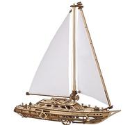 UGEARS Sueño de Serenidad - Maquetas para Construir Adultos de Velero - Maqueta Barco Madera para Montar - Puzzle 3D Madera Velero con Detalles Mecánicos - Ideal para Aficionados de Maquetas de Barcos