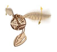 UGEARS Snitch Dorado Harry Potter Puzzles 3D para Adultos - Puzzles 3D de Madera para Adolescentes - Set de Puzzles 3D de Harry Potter para Adultos - Kits de Modelos 3D para Adultos