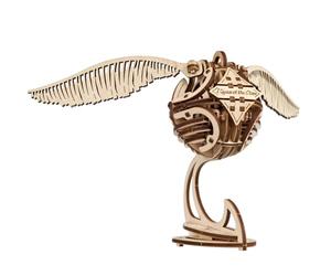 UGEARS Snitch Dorado Harry Potter - Puzzle 3D de Madera para Adolescentes y Adultos - Kit de Modelo 3D
