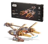 UGEARS Star Wars Anakin Skywalker's Podracer 3D Puzzle - Kit Manualidades Adultos, maquetas para Construir Adultos, Puzzle Madera 3D r2d2, Figuras Star Wars, modelismo maquetas