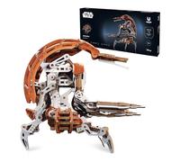 UGEARS Star Wars Droideka - Puzzle 3D, Maquetas para Construir Adultos, Kit Manualidades Adultos, Maquetas para Montar, Star Wars Vintage Collection, Puzzle Madera 3D Adulto, Regalo Decoracion Casa