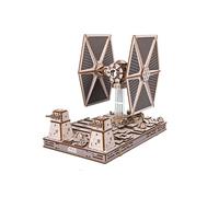 UGEARS Star Wars™ Tie Fighter™ Puzzle 3D - Maqueta de Madera para Adultos - Regalos Star Wars para Hombres - Puzzle de Madera 3D para Adultos - 400 Piezas