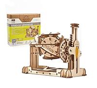 UGEARS Stem Lab Puzzle 3D - Maquetas para Montar - único maqueta Madera Puzzles 3D Incluye aplicación móvil - Mecánico maquetas para Construir Adultos y niños 8+ (Generador Aleatorio)