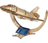 UGEARS Transbordador Espacial Discovery de la NASA - Puzzle 3D Madera para Construir - Maqueta Nave Espacial Madera Mecánica Detallada - Ideal para Amantes del Espacio y Maquetas