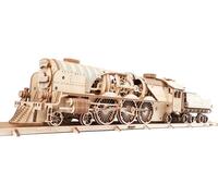 Ugears Tren a vapor V-Express modelo mecánico