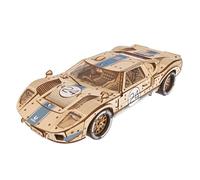 UGEARS UGT-24 Coche de Resistencia Puzzle 3D - Kit de Modelo Mecánico de Madera Escala 1:12 para Construir para Adultos - Kits de Construcción de Modelos de Coches Deportivos - 970 Piezas