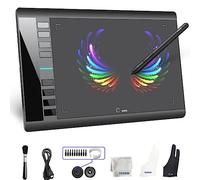 UGEE M708 - Tableta de dibujo gráfico grande de 10 x 6 pulgadas con 8 teclas de acceso rápido 8192 niveles de bolígrafo, tabletas gráficas para creación de arte digital de computadora, bocetos para