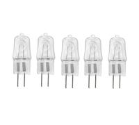 UGEFKMQ 5Pc Bombillas Halógenas G4 220V 35W Lámpara Halógena G4 Bombilla De Cápsula Transparente G4 Lámparas Halógenas 2 Pines Blanco Cálido 50W