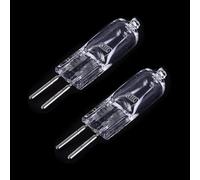 UGEFKMQ Bombilla Halogena G5.3 24V 75W Halógeno cápsula transparente Lámpara G5.3 50W 24V Bombillas halógenas 2 pines Lámparas trabajo mecánica blanca cálida regulable 1PC 150W