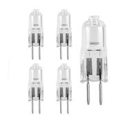 UGEFKMQ Bombilla Halogena G6.35 12V 100W Bombilla Halógena G6.35 24V 250W Lámpara Halógena GY6.35 220V 50W Cuentas De Luz De Cristal, Lámpara De Trabajo Regulable 5Pc 12V-35W