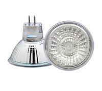 UGEFKMQ Bombilla Halogena MR16 50W 24V 20W GU5.3 Base Baja Voltaje Halógeno Foco MR16 24V 35W Regulable 2700K Blanco cálido 6PCS 50W