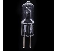 UGEFKMQ Bombillas Halógenas G6.35 220V 35W 50W 75W 100W GY6.35 Bi-Pin Base Bombilla Lámpara Cápsula Transparente Blanco Cálido 2700k 100W 1Pc