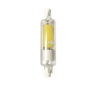 UGEFKMQ Bombillas LED R7S 78mm 230V 20W Regulable R7S T3 J78 Doble Lámpara | Sin parpadeos R7S J78MM COB Slim Lineal Proyector Luce Fredda
