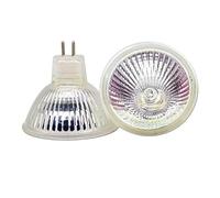 UGEFKMQ Faro Halógeno Mr16 220V 20W 35W 50W Bombillas halógenas MR16 Bombilla Halogena GU5.3 base bi-pin foco regulable blanco cálido,50W,2 Piezas