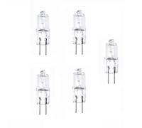 UGEFKMQ G4 Bombilla Halógena Paquete De 5 Bombillas Halógenas G4 De 6 V. Adecuado Para Lámpara De Microscopio De Proyección.,30W