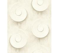 UGEPA - Papel pintado, color crema, l139 - 07