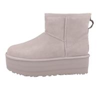 UGG Botas clásicas de moda con plataforma mini para mujer, humo pálido, talla 43, Pale Smoke, 42 EU