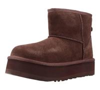 UGG Botas clásicas de moda con plataforma pequeña unisex para niños, Cedro quemado, 12 UK