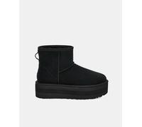 UGG Botas Classic Mini de mujer en piel con plataforma. Negro 40 (9)