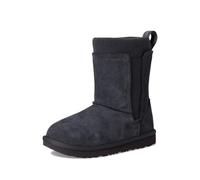 UGG Botas de moda unisex K Classic II con puño elástico para niños, Obsidiana, 4 Big Kid