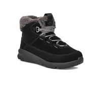 UGG Botas de moda unisex Terretrail de encaje acogedoras para niños, Black, 33.5 EU
