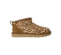 Ugg - Botas y botines mujer - W Classic Ultra Mini Plains Felicity Leopard Jasmine para Mujer de Lana - Talla 5 US - Marrón Marrón 5 US