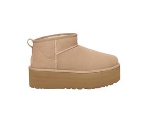 Ugg - Botas y botines mujer - W Classic Ultra Mini Platform Sand para Mujer de Lana - Talla 7 US - Beige Beige 7 US