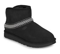 UGG Classic Mini Crescent, Botas de Moda Mujer, Black, 43 EU