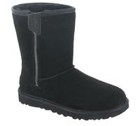 UGG Classic Short Bailey Zip, Botas de Moda Mujer, Black, 37 EU