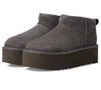 UGG Classic Ultra Mini Platform - Botas de moda para mujer, gris, 40 EU