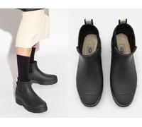 Ugg Droplet Tobillo Rain-Boots Zapatos Rubber Zuecos Slip-On Botas de Agua Wow