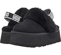UGG Female Funkette Slipper, Black, 8 (UK)