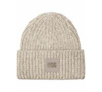 Ugg - Gorros esquí mujer - U Chunky Rib Beanie Light Grey de Lana - Gris Gris one size