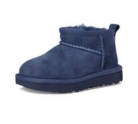 UGG K Classic Ultra MINI - Botas de moda, color azul marino, talla 1 de EE. UU., unisex para niños pequeños